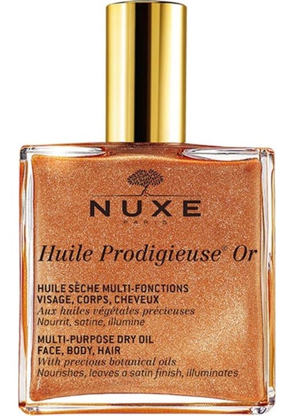 Paris Çok Amaçlı Işıltılı Kuru Yağ 50ML -Huile Prodigieuse/or
