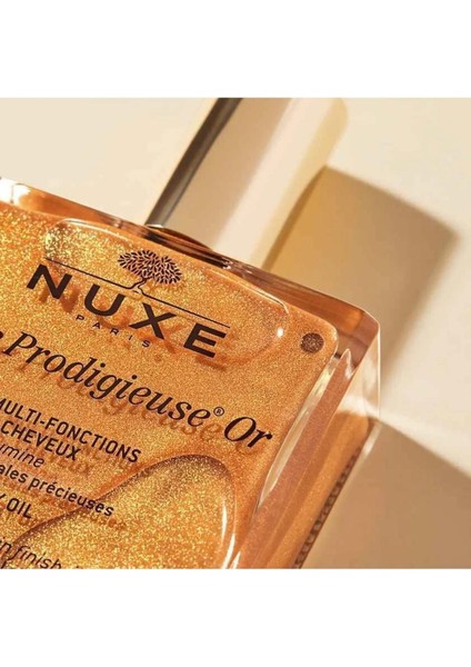 Paris Çok Amaçlı Işıltılı Kuru Yağ 50ML -Huile Prodigieuse/or