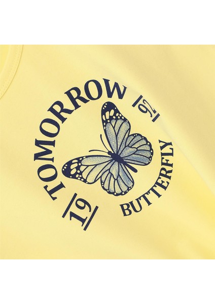 Kız Çocuk Süprem Kısa Kol Tişört - (4 Yaş-9 Yaş) - 32480 - Sarı fiyatları