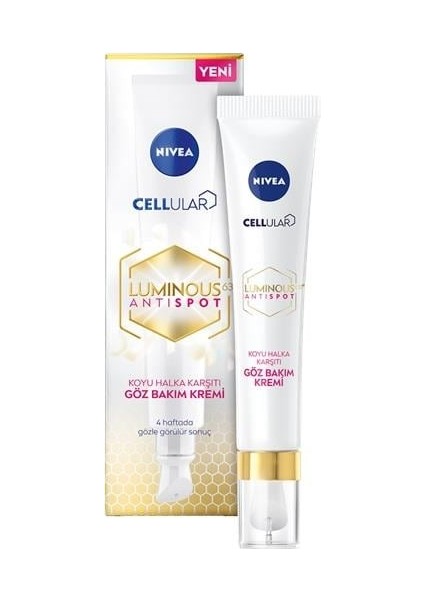 LUMINOUS630 Cellular Koyu Halka Karşıtı Göz Bakım Kremi 15 ml