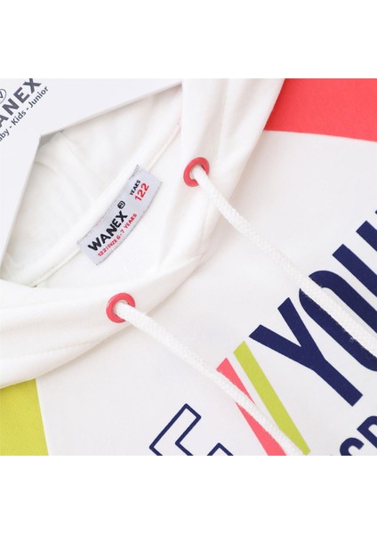 Kız Çocuk Uzun Kol Ince Kapşonlu Tişört - 31395 - Gül Kurusu modelleri