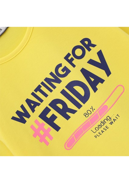 Kız Çocuk Şardonsuz Uzun Kol Ince Tişört - 31587 - Sarı fiyatları