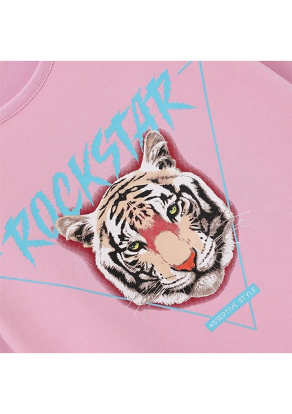 Kız Çocuk Şardonsuz Uzun Kol Ince Tişört - 31586 - Pembe fiyatları