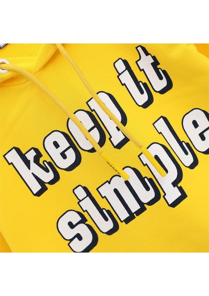 Kız Çocuk Şardonsuz Uzun Kol Ince Kapşonlu Tişört - 31598 - Sarı fiyatları