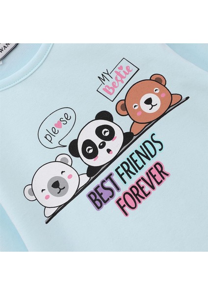 Kız Çocuk Şardonsuz Uzun Kol Ince Tişört - 31590 - Mint Yeşili fiyatları