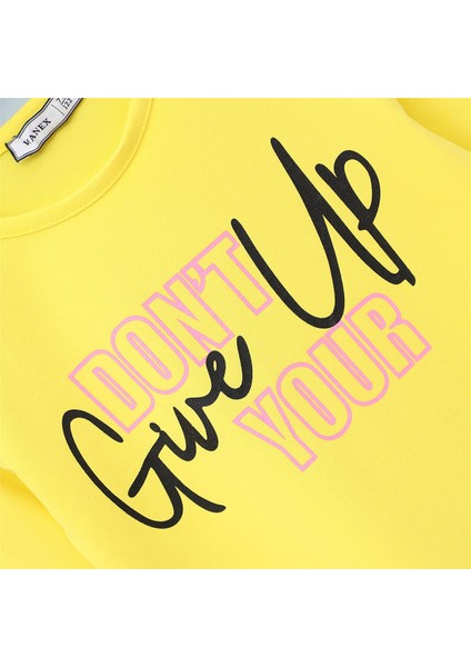 Kız Çocuk Şardonsuz Uzun Kol Ince Tişört - 31654 - Sarı fiyatları