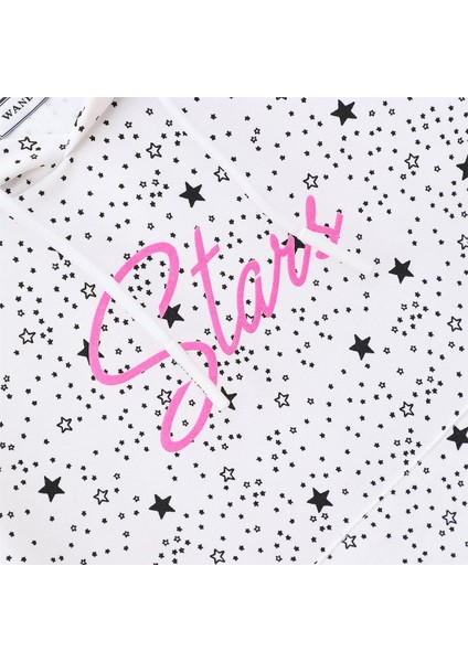 Kız Çocuk Şardonsuz Uzun Kol Ince Kapşonlu Tişört - 31703 - Desenli fiyatları