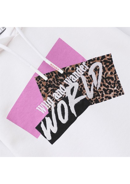 Kız Çocuk Şardonsuz Uzun Kol Ince Kapşonlu Tişört - 31765 - Beyaz fiyatları