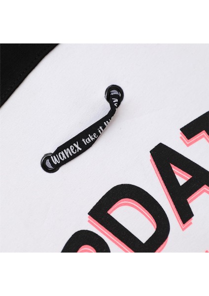 Kız Çocuk Şardonsuz Uzun Kol Ince Kapşonlu Tişört - 31837 - Beyaz - Turuncu fırsatları