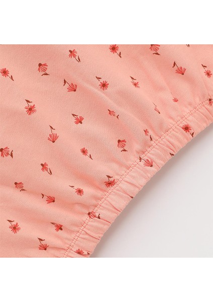 Kız Çocuk Şardonsuz Uzun Kol Ince Kapşonlu Tişört - 31860 - Somon modelleri