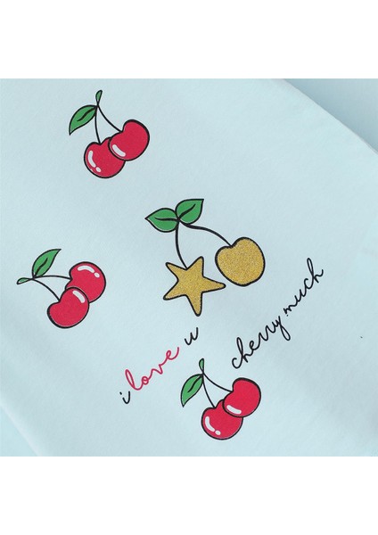 Kız Çocuk Şardonsuz Uzun Kol Ince Tişört - 31959 - Mint Yeşili fiyatları