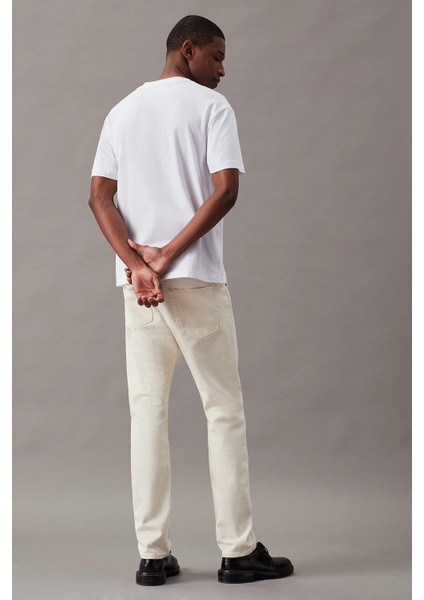 Erkek Ck Hero Logo Comfort T-Shirt - Beyaz modelleri