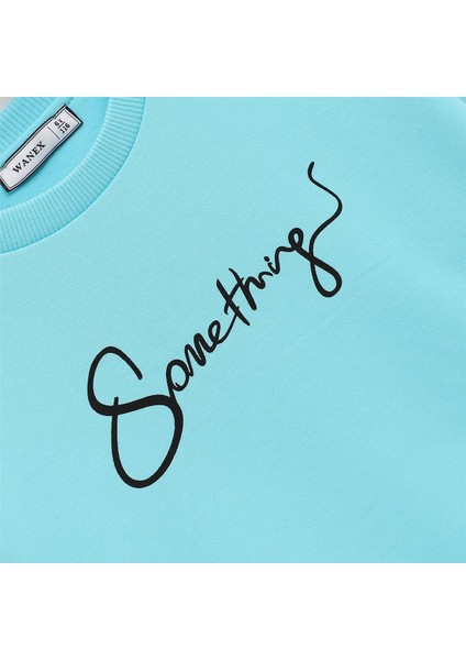 Kız Çocuk Şardonlu Uzun Kol Kalın Bisiklet Yaka Tişört - 32015 - Turkuaz fiyatları