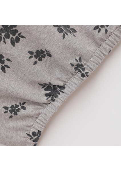 Kız Çocuk Şardonsuz Uzun Kol Ince Kapşonlu Tişört - 31964 - Melanj modelleri