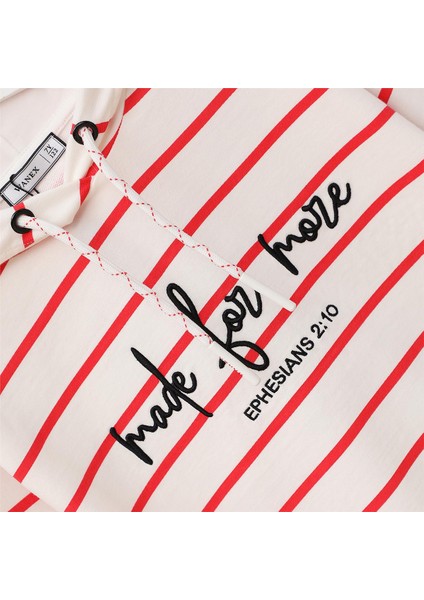 Kız Çocuk Şardonsuz Uzun Kol Ince Kapşonlu Tişört - 32031 - Kırmızı - Vanilya fiyatları