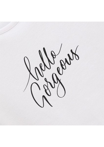 Kız Çocuk Kısa Kol Tişört - 32517 - Beyaz fiyatları