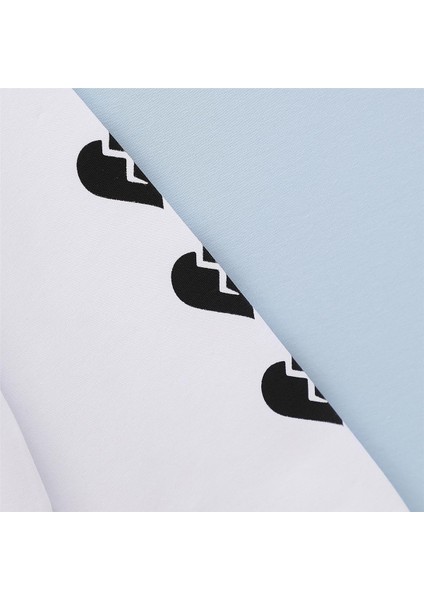 Kız Çocuk Şardonsuz Uzun Kol Ince Bisiklet Yaka Tişört - 31711 - Beyaz - Turuncu modelleri