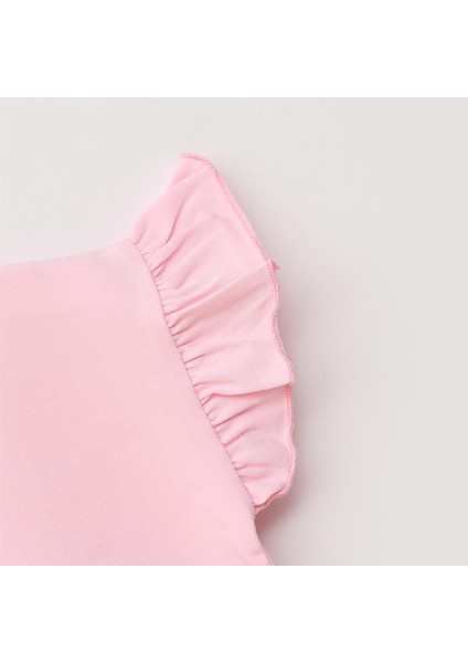 Kız Çocuk Süprem Kısa Kol Tişört - 32440 - Pembe indirimleri