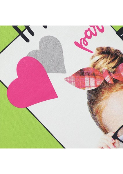 Kız Çocuk O Yaka Uzun Kol Kalın Tişört - (7 Yaş-12 Yaş) - 31582 - Yeşil fiyatları