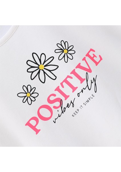 Kız Çocuk Kısa Kol Tişört - 32072 - Beyaz fiyatları