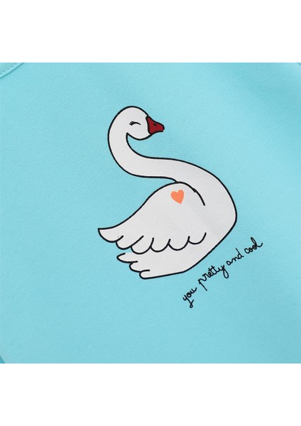 Kız Çocuk Şardonsuz Uzun Kol Ince Tişört - 32062 - Turkuaz fiyatları