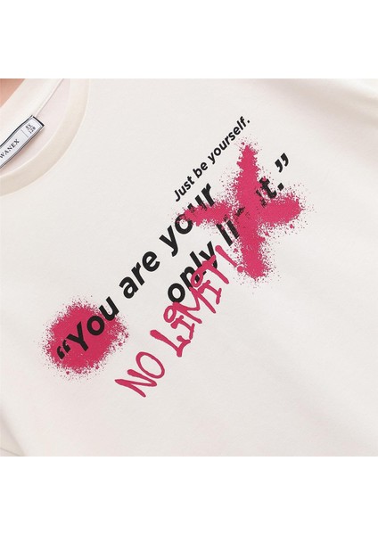 Kız Çocuk Kısa Kol Yazlık Tişört - (8 Yaş-13 Yaş) - FS240207 - Vanilya fiyatları