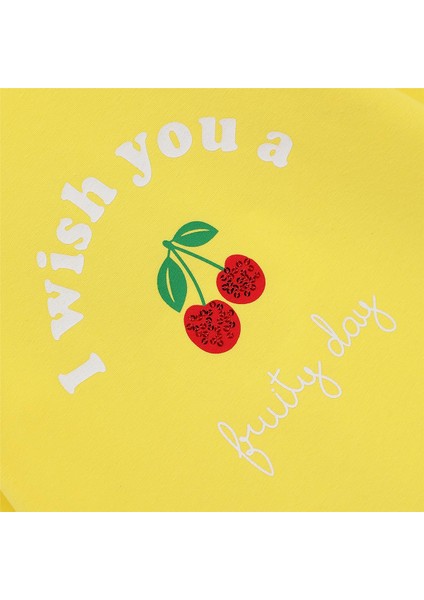 Kız Çocuk Şardonsuz Uzun Kol Ince Tişört - 32093 - Sarı fiyatları