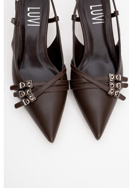 Woss Bordo Rugan Kemer Detaylı Kadın Topuklu Ayakkabı fiyatları