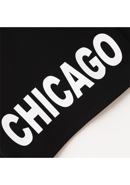 Kız Çocuk Şardonlu Uzun Kol Kalın Bisiklet Yaka Tişört - 32378 - Siyah fiyatları