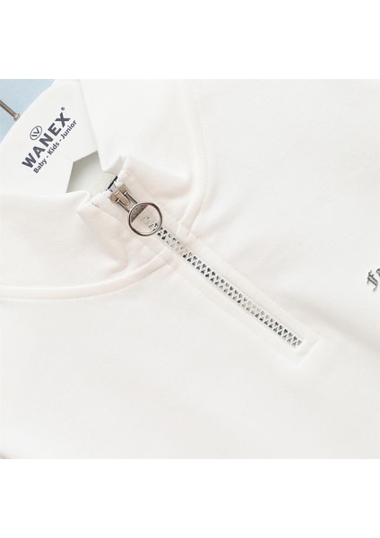 Kız Çocuk Uzun Kol Ince Tişört - (7 Yaş-12 Yaş) - 32419 - Vanilya fiyatları