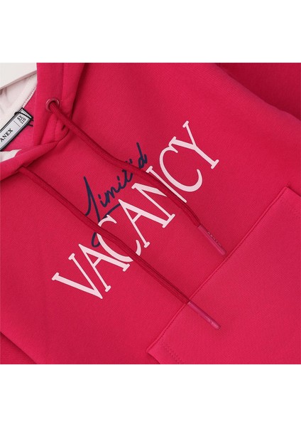 Kız Çocuk Uzun Kol Kalın Kapşonlu Tişört - 32277 - Fuşya fiyatları