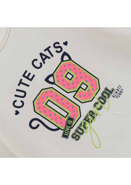 Kız Çocuk Şardonsuz Uzun Kol Ince Tişört - 32430 - Vanilya fiyatları