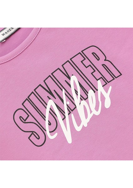 Kız Çocuk Kısa Kol Tişört - 32490 - Lila fiyatları