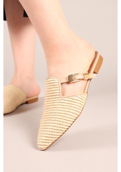 Sawyer Tokalı Hasır Terlik Ten fırsatları