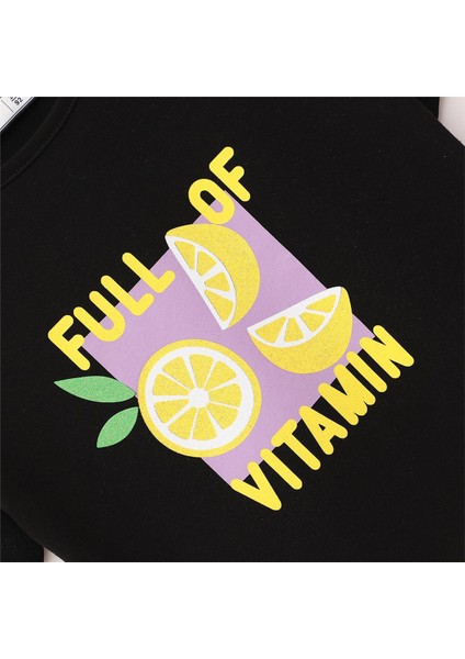 Kız Çocuk Kısa Kol Tişört - 32530 - Siyah fiyatları