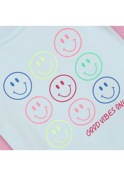 Kız Çocuk O Yaka Kısa Kol Yazlık Tişört - (4 Yaş-9 Yaş) - 31785 - Mint Yeşili fiyatları