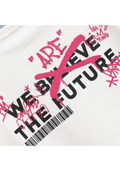 Kız Çocuk Kısa Kol Yazlık Tişört - (8 Yaş-13 Yaş) - FS240219 - Vanilya modelleri