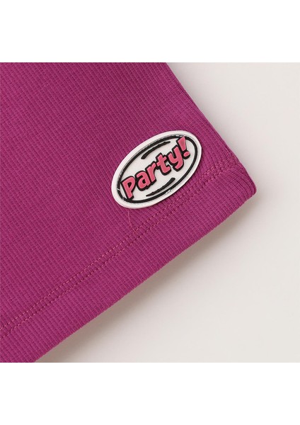 Kız Çocuk Sıfır Kol Tişört - 32529 - Mor fiyatları