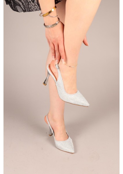 Sorbet Sim Stiletto Gümüş