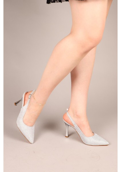 Sorbet Sim Stiletto Gümüş
