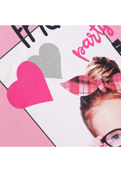 Kız Çocuk O Yaka Uzun Kol Kalın Tişört - (7 Yaş-12 Yaş) - 31582 - Pembe fiyatları