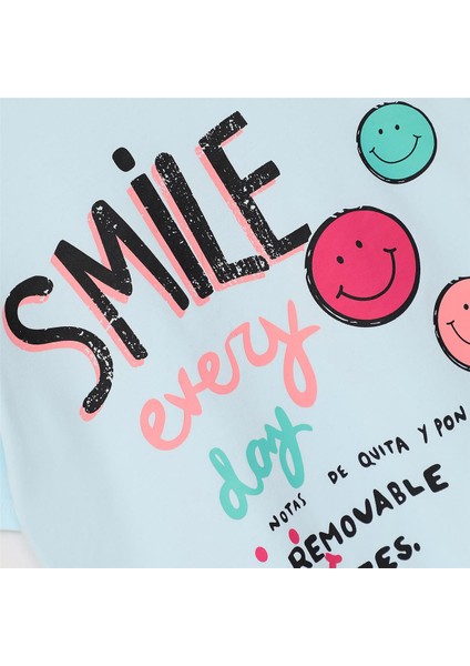 Kız Çocuk O Yaka Kısa Kol Yazlık Tişört - (7 Yaş-12 Yaş) - 32217 - Mint Yeşili fiyatları