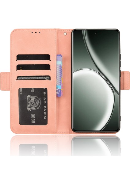 Realme Gt 6t Flip Pu Deri Darbeye Dayanıklı Koruyucu Kılıf Kredi Kartı Tutucu ile Uyumlu (Yurt Dışından)