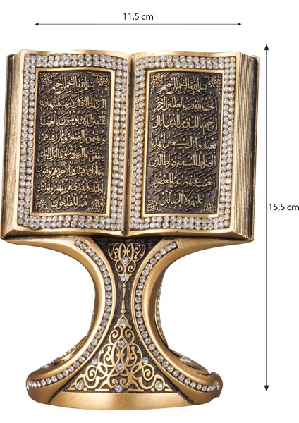 Nakkaş Kitap Boytu (Orta Boy | Sarı | Fatiha ve Bakara) fırsatları