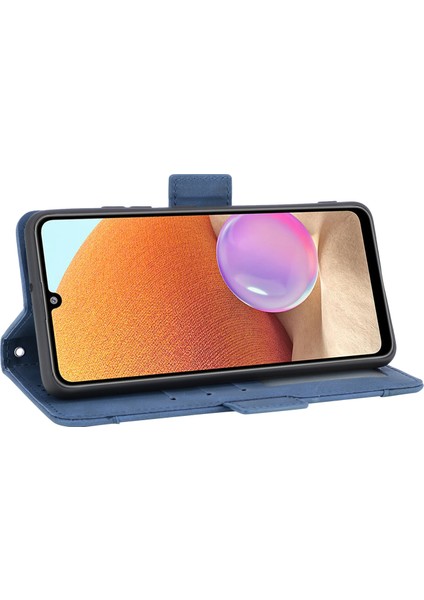 Samsung Galaxy A32 4g Flip Pu Deri Darbeye Dayanıklı Koruyucu Kılıf Kredi Kartı Tutucu ile Uyumlu (Yurt Dışından) indirimleri