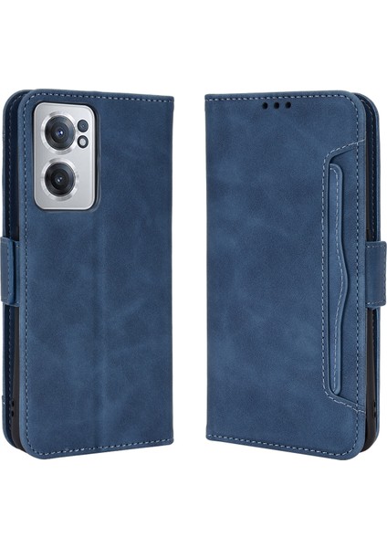 Oneplus Nord Ce2 5g Flip Pu Deri Darbeye Dayanıklı Koruyucu Kılıf Kredi Kartı Tutucu ile Uyumlu (Yurt Dışından)