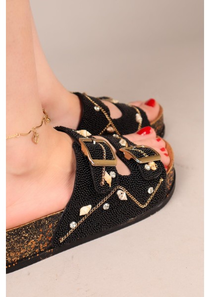 Artemis Mini Aksesuarlı Terlik Siyah fırsatları