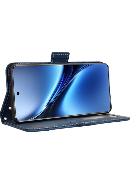 Vıvo X200 Pro 5g Flip Pu Deri Darbeye Dayanıklı Koruyucu Kılıf Kredi Kartı Tutucu ile Uyumlu (Yurt Dışından)
