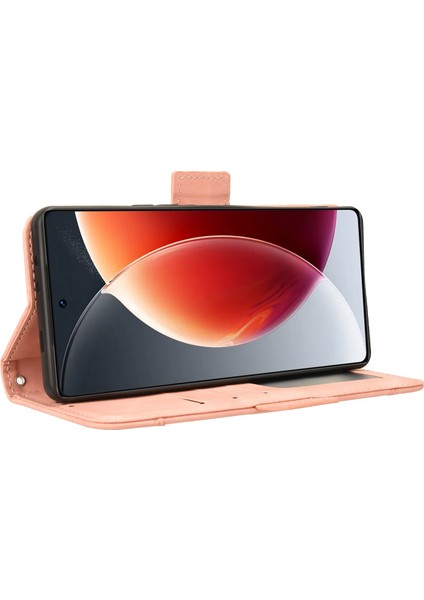 Tecno Camon 30 Pro 5g Flip Pu Deri Darbeye Dayanıklı Koruyucu Kılıf Kredi Kartı Tutucu ile Uyumlu (Yurt Dışından)