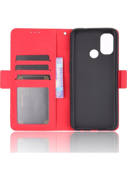 Oneplus Nord N100 Flip Pu Deri Darbeye Dayanıklı Koruyucu Kılıf Kredi Kartı Tutucu ile Uyumlu (Yurt Dışından) fırsatları